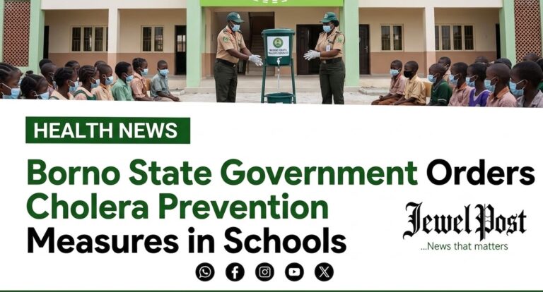Borno Orders Cholera Prevention Measures in Schools