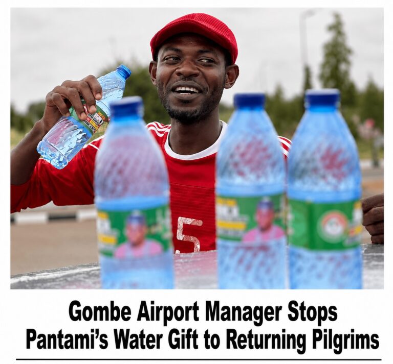 Gombe Airport Manager Stops Pantami’s Water Gift to Returning Pilgrims
