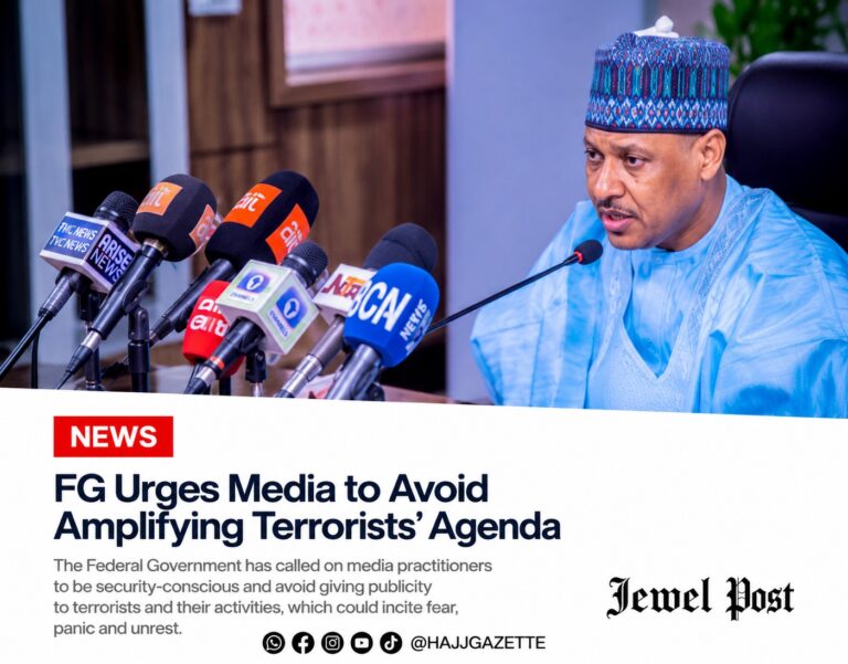 FG Urges Media to Avoid Amplifying Terrorists' Agenda