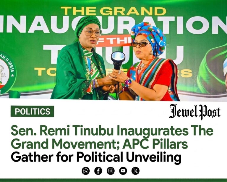 Remi Tinubu unveils nationwide women's movement, distributes buses for grassroots outreach